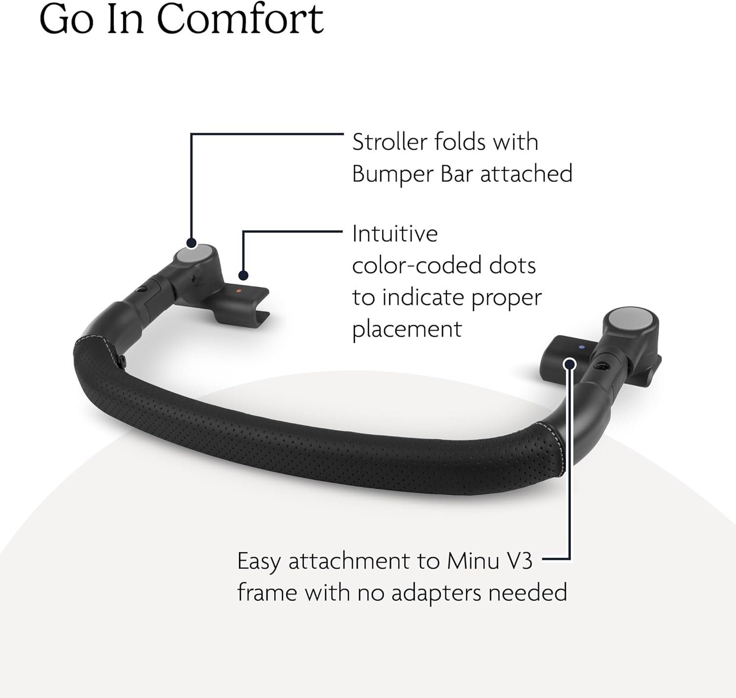 UPPAbaby Bumper Bar for Minu V3 Black