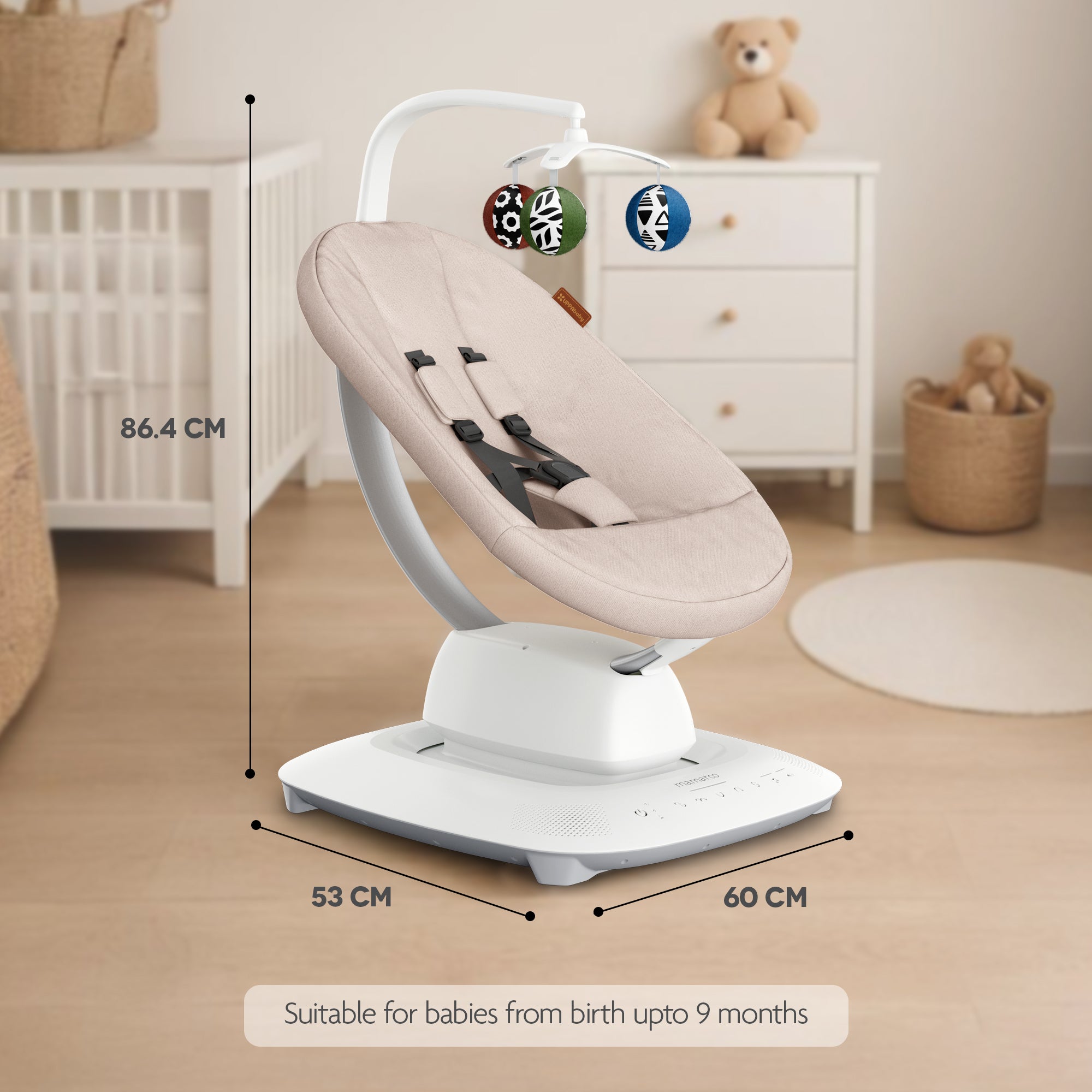 UPPAbaby Mamaroo Charlie Sand Mélange