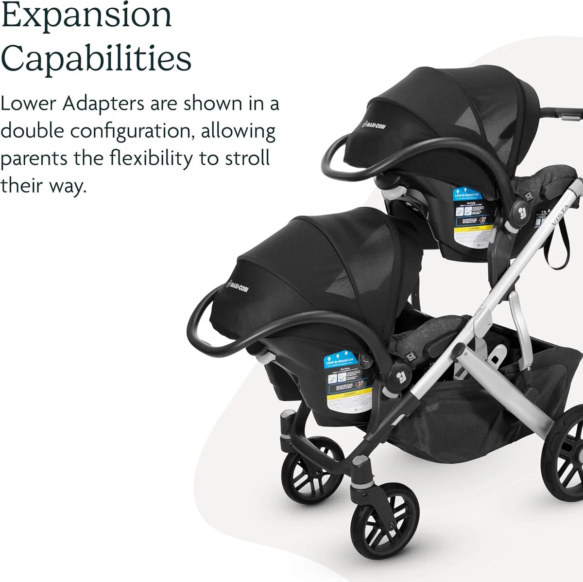 UPPAbaby Lower Adapters Vista Maxi Cosi Nuna Cybex