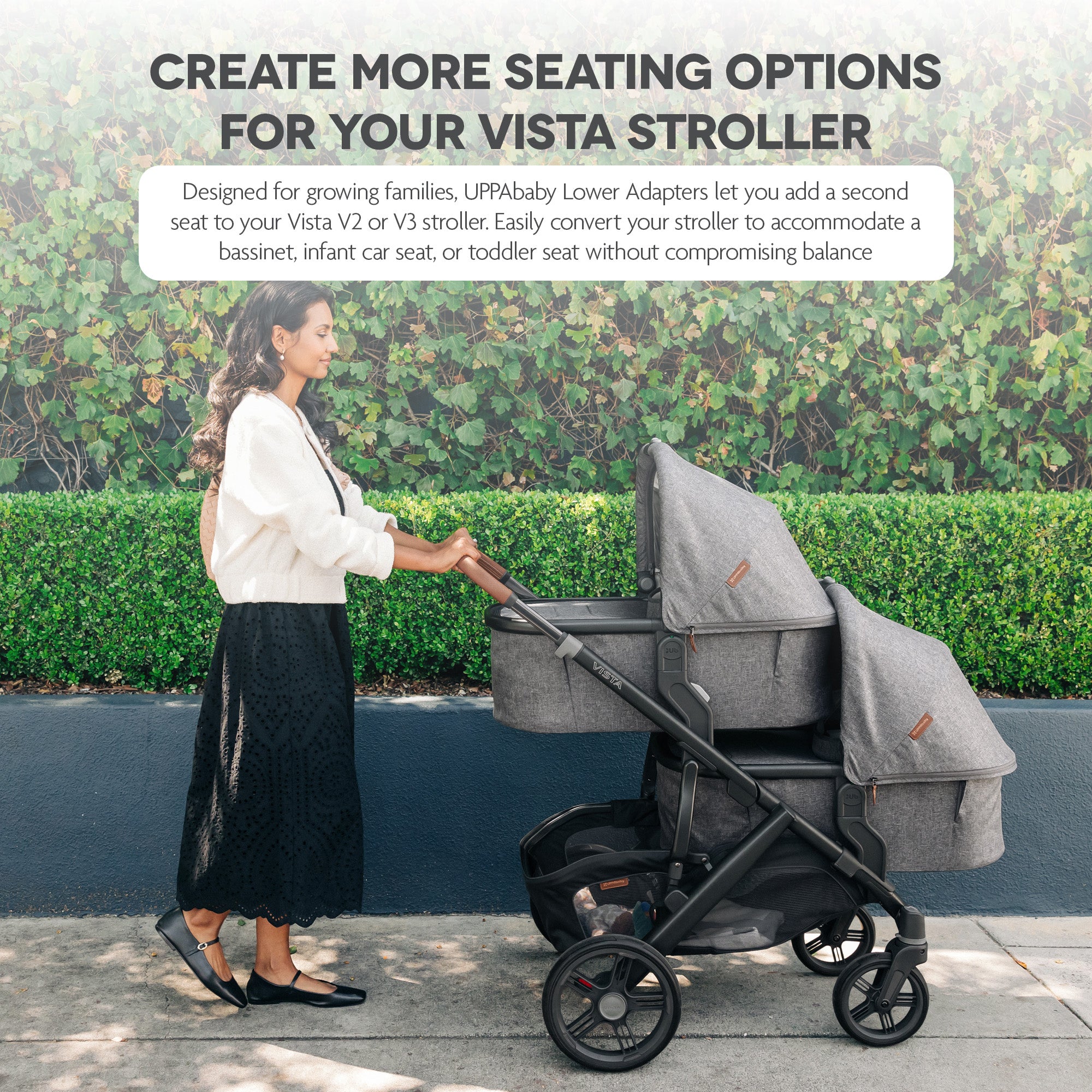 UPPAbaby Lower Adapters For Vista V2/V3 Mesa Car Seat And Bassinet