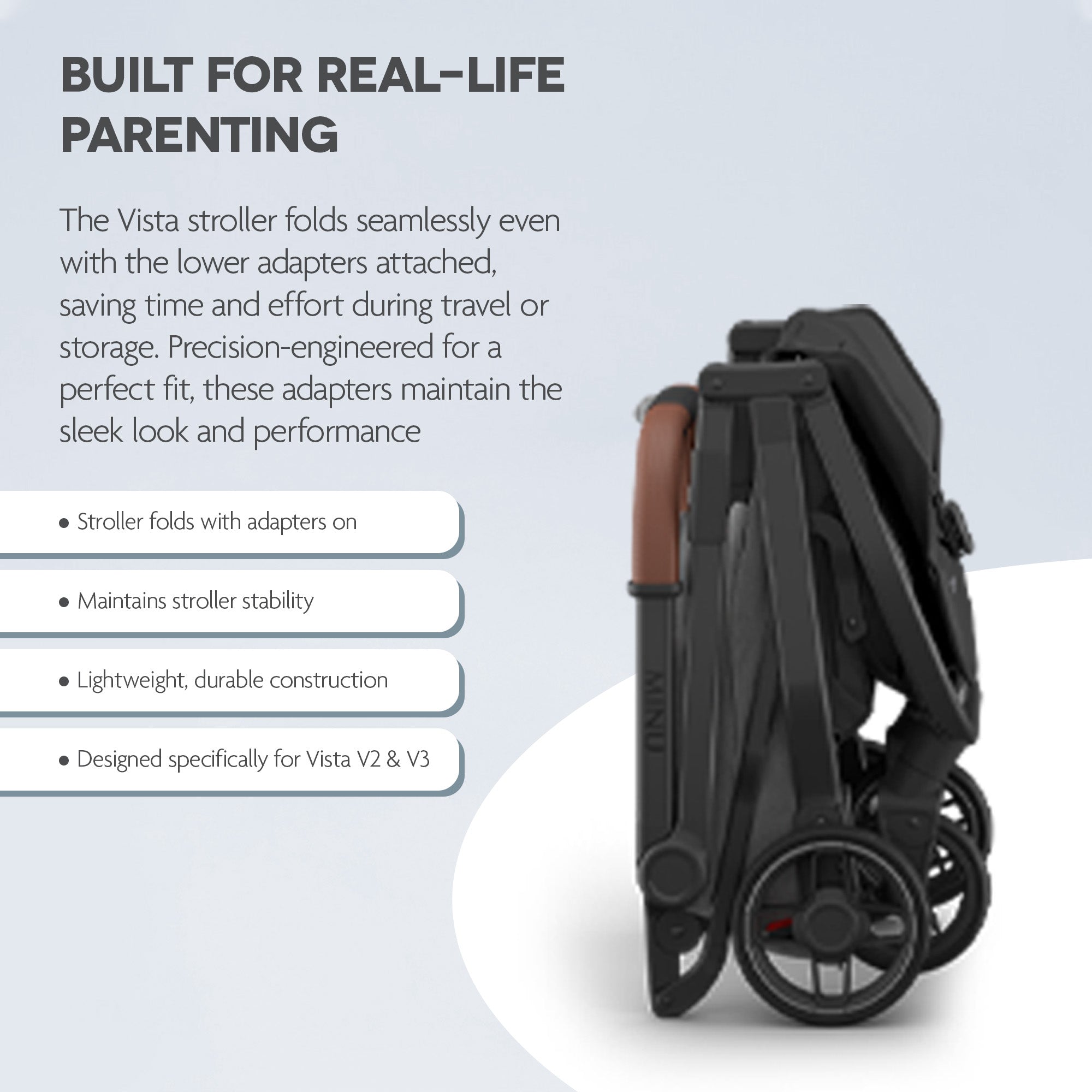 UPPAbaby Lower Adapters For Vista V2/V3 Mesa Car Seat And Bassinet