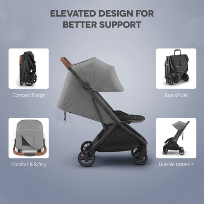 UPPAbaby Minu V3 Stroller Greyson Charcoal Mélange