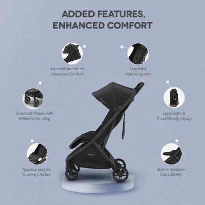 UPPAbaby Minu V3 Stroller Jake Charcoal