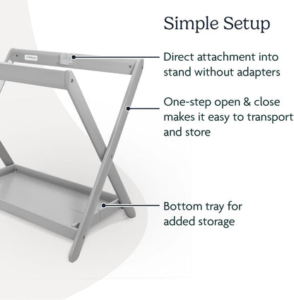 UPPAbaby New Bassinet Stand Grey
