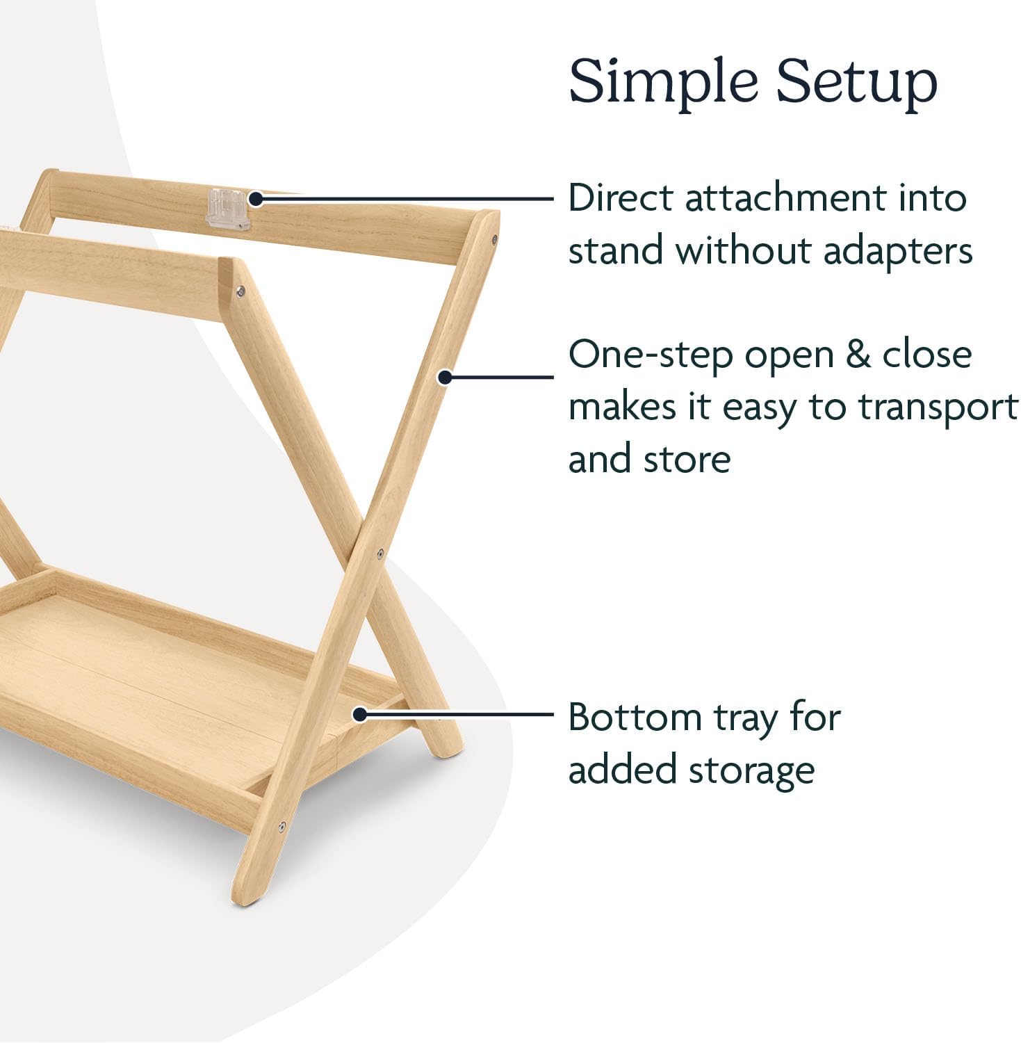 UPPAbaby New Bassinet Stand Natural