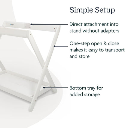 UPPAbaby New Bassinet Stand White
