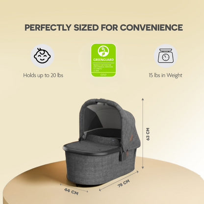 UPPAbaby Bassinet V3 Greyson Charcoal Mélange