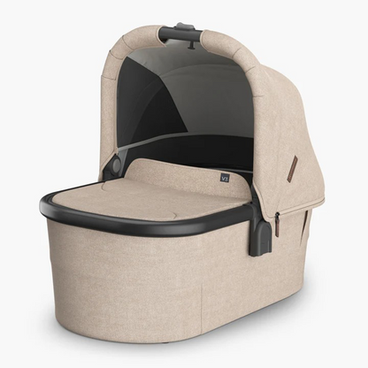 UPPAbaby Bassinet V3 Liam Oat Mélange Carbon Frame
