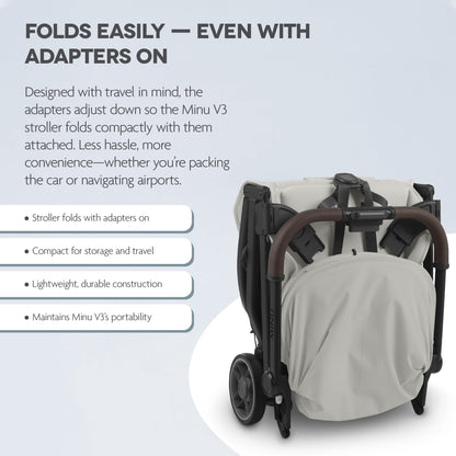 UPPAbaby Car Seat Adapters Minu V3/Mesa/Mesa V2,Mesa i-Size