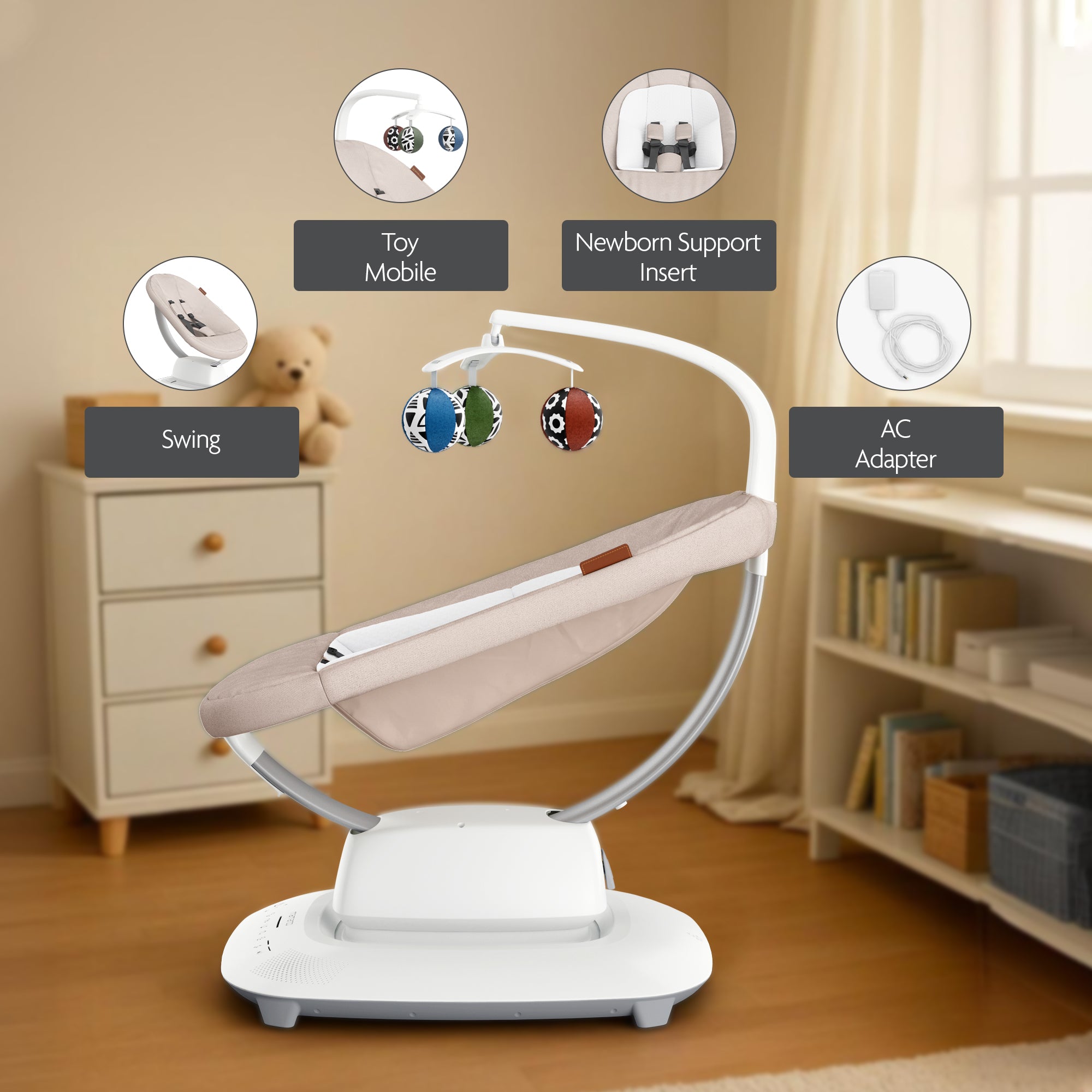 UPPAbaby Mamaroo Charlie Sand Mélange