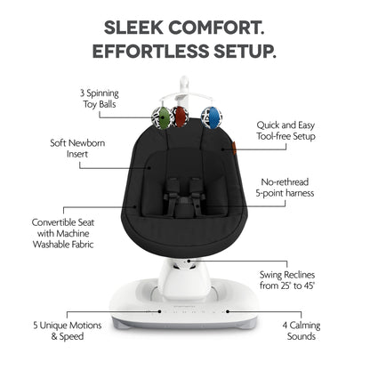 UPPAbaby Mamaroo Jake Charcoal Mélange