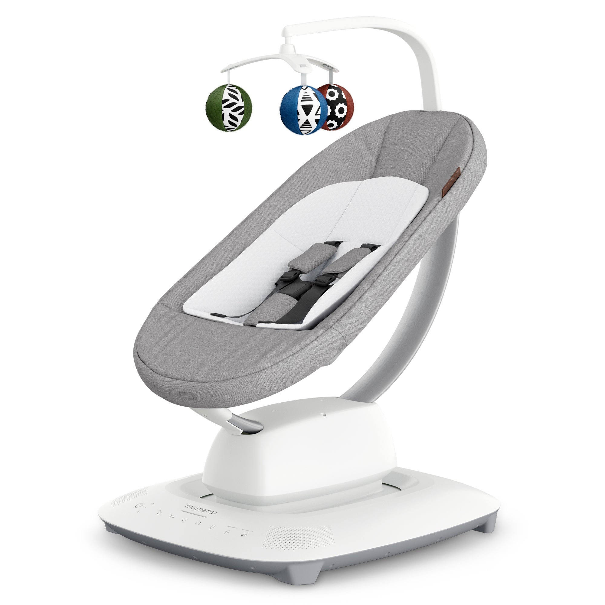 4moms mamaRoo グレー マルチモーションベビーシ swing UPPAbaby Smart Baby Swing | Mamaroo Stella Grey– UPPAbaby.ae