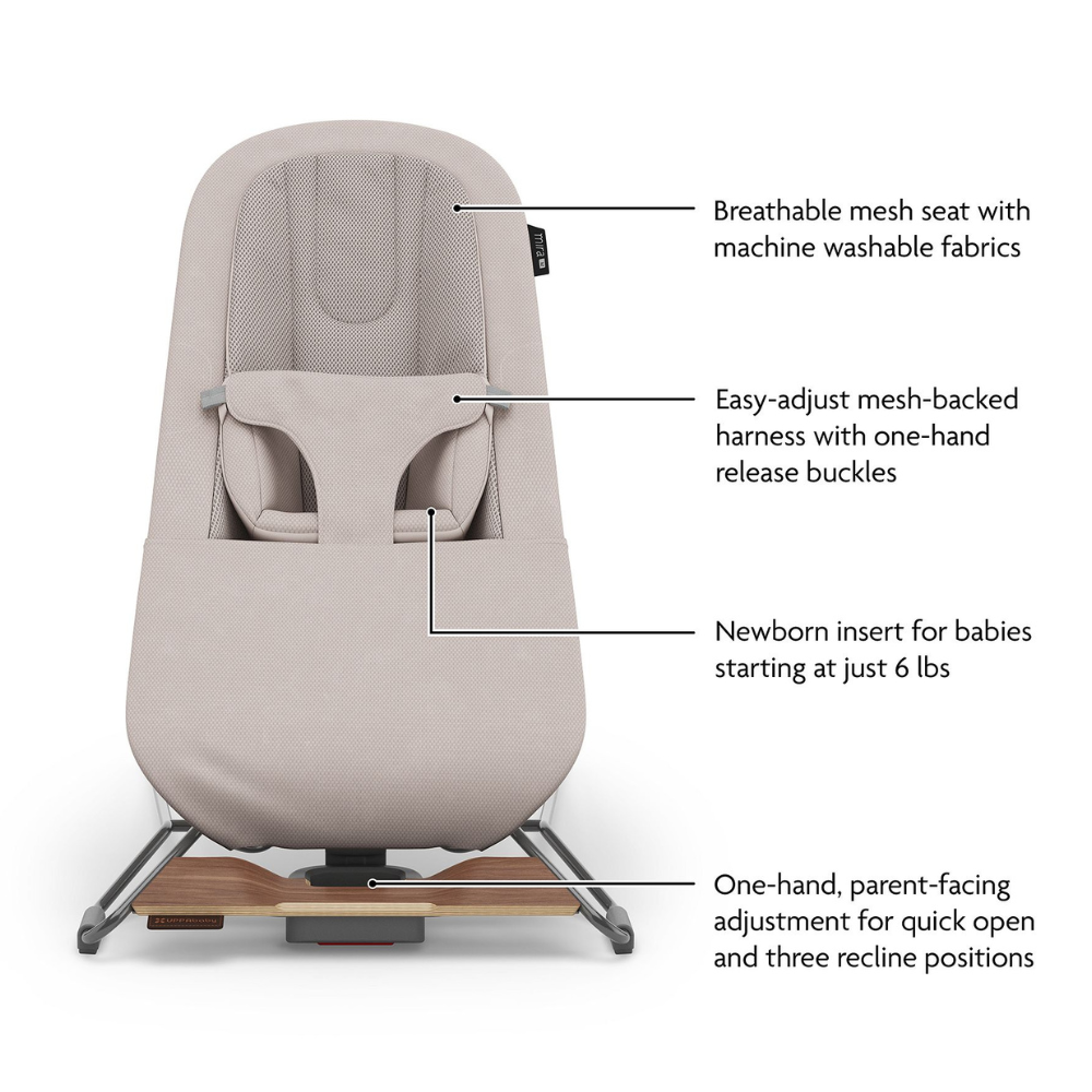 UPPAbaby Mira 3in1 Bouncer Maddie Green Soft Knit