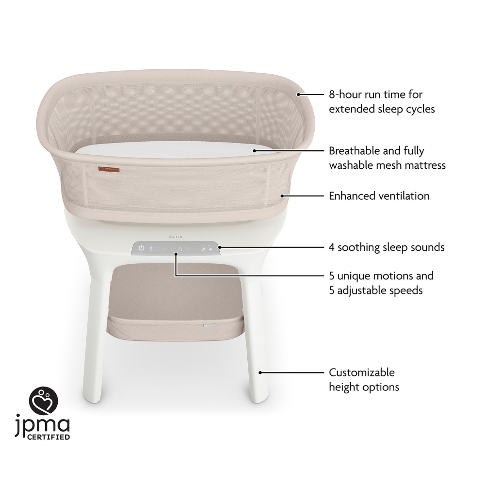 Uppababy Soma Smart Bassinet