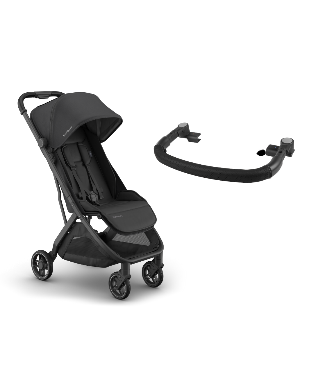 UPPAbaby Minu V3 James With Bumper Bar Black Bundle