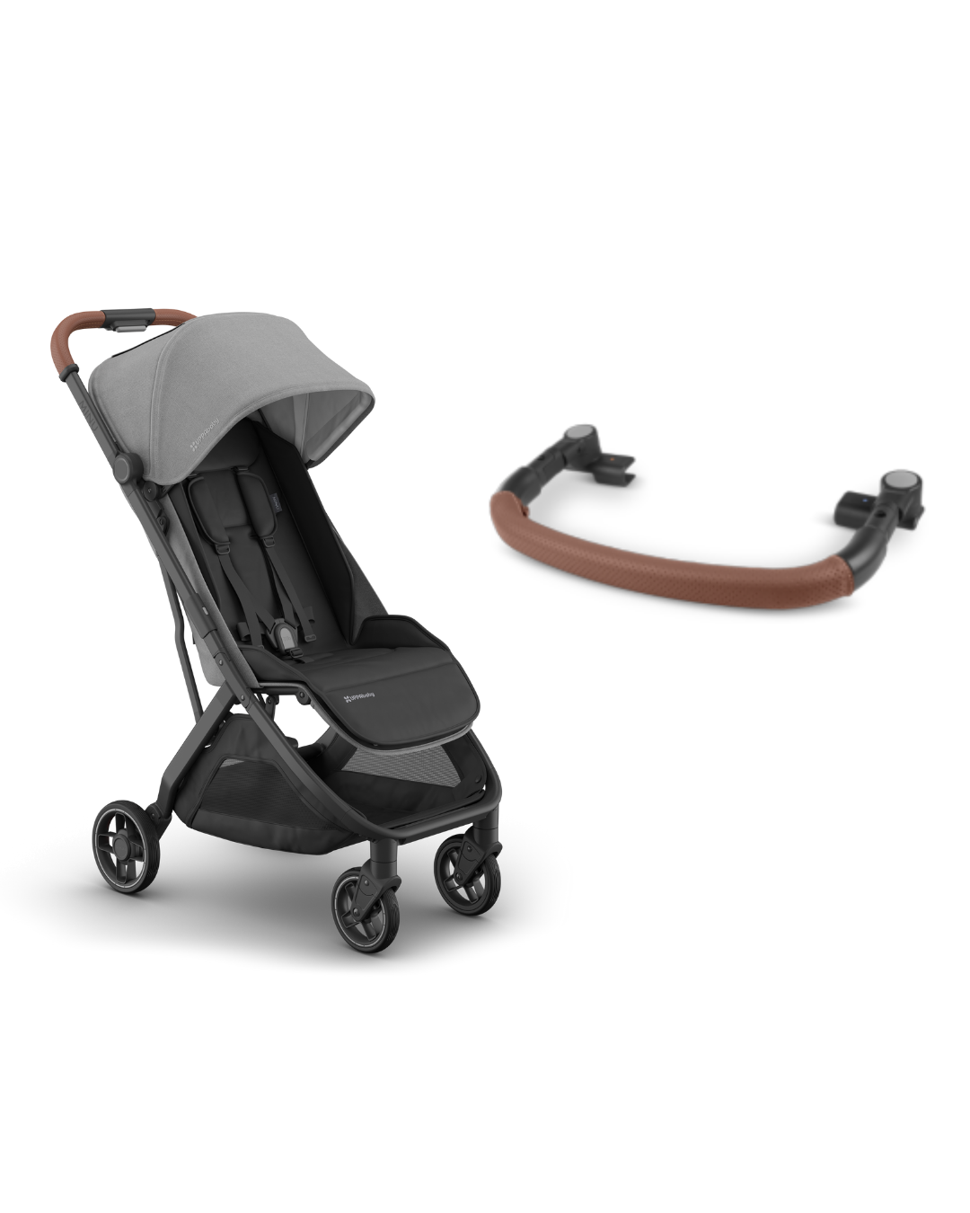 UPPAbaby Minu V3 Greyson With Bumper Bar Saddle Bundle