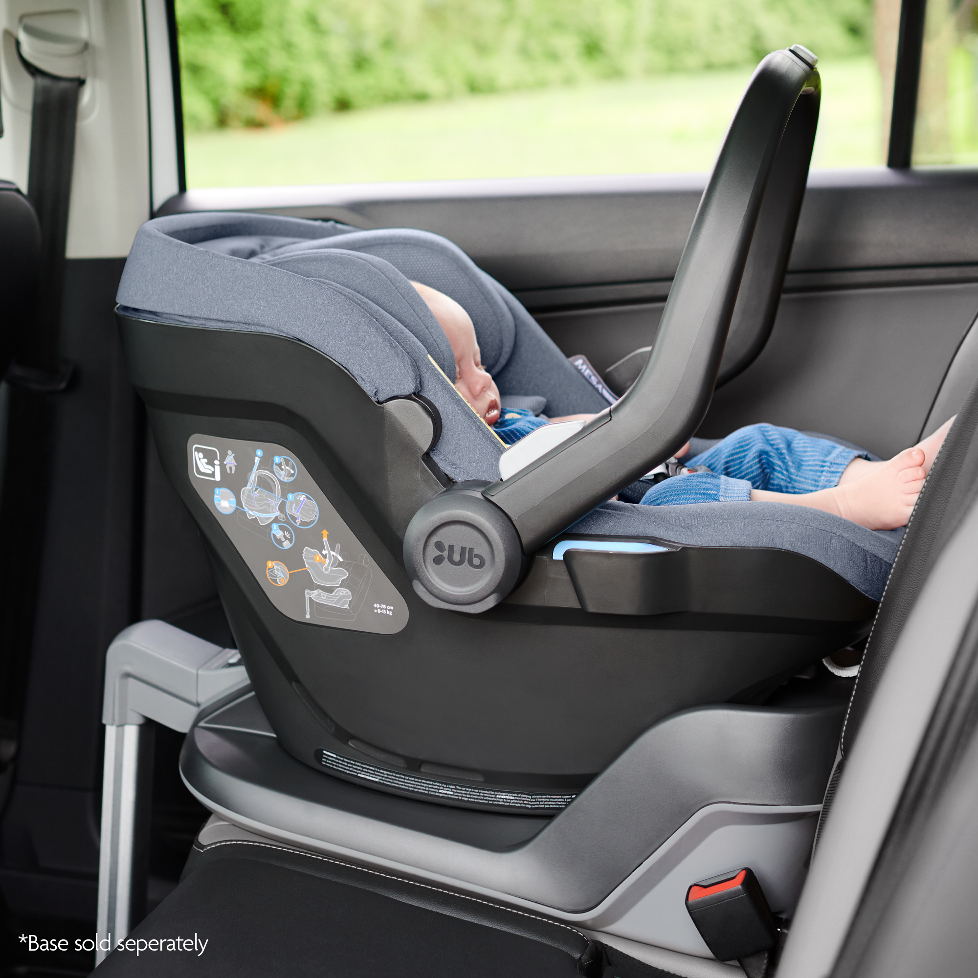 UPPAbaby Mesa I Size Infant Car Seat Gregory Blue Mélange